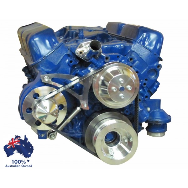 FORD FALCON MUSTANG WINDSOR 289 302 351W SERPENTINE PULLEY/ BRACKET CONVERSION-ALTERNATOR ONLY